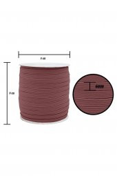 6mm Yassı Lateks Lastik/50 Metre Bel, Paça ve Don Lastiği - 12