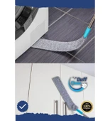 Mikrofiber Başlıklı Girintili Yüzey Dip Köşe Raf Temizleme Mopu Toz Alma Fırçası thumbnail 3
