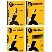 2026 6. Sınıf Matematik Türkçe Fen Paragraf Soru Bankası Seti 4 Kitap - 1