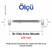Talas Tırtıklı 128 mm Soft Antik Metal Kulp Mobilya Çekmece Dolap Kapak Kulpu Dayanıklı Kulbu Kulpları thumbnail 4