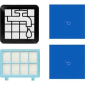 srfn ticaret Philips Powerpro Compact/Powerpro City FC9515 Uyumlu Hepa Filtre Seti thumbnail 2