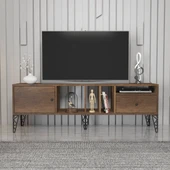 Hunerika Boldie 2 kapaklı tv ünitesi-Barok-Minifiks Bağlantılı - 3