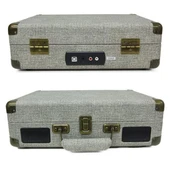 Pikap G/R Ahşap Elektronik Bluetooth Hoparlör Plak Çalar C1304 thumbnail 3