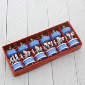 Mavi Mini Atlı Karınca 6 Lı - 1