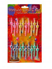 Yıldızlı Mini Pasta Mumu 20 li - 1