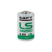 Saft LS 14250 3.6V 1/2 AA Size  Lithium Pil  (Li-SOCI2) - 1