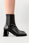 Lio Shoes Kadın Bot Siyah Kalın Topuklu Streç Boots 40 - 2