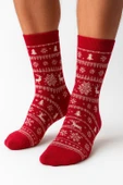 Plus Scorpion Erkek Yılbaşı Soket Çorap – Pamuklu, Desenli, Sıcak Tutan Noel Temalı 40-45 Numara thumbnail 4