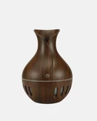 Aromaterapi Difüzör Ahşap Desenli ve Ultrasonik Nemlendirici LED Işıklı - 2