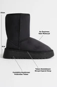 Asina Kadın Siyah Kışlık Kürklü Bot thumbnail 4