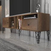 Hunerika Boldie 2 kapaklı tv ünitesi-Barok-Minifiks Bağlantılı - 2