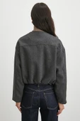 Beli Lastikli Düğmeli Bomber Ceket Antirasit thumbnail 6