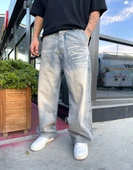 Premium Wash Effective Baggy Kot Pantolon - 1