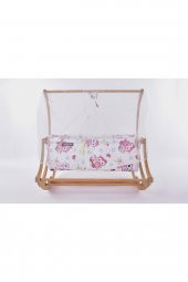 Biray Serisi Anne Yanı, Yerde Sallamalı Bebek Beşiği / Pembe Baykuş (Coy Owls) - 3