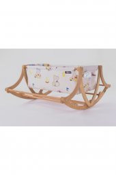 Ferzane Serisi Anne Yanı, Yerde Sallamalı Bebek Beşiği / Yavru Ayıcık Bej Zeminli (Rascal Cub brown) - 1