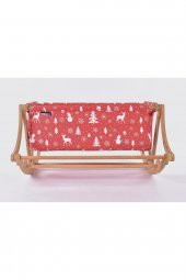 Feyzan Serisi Anne Yanı, Yerde Sallamalı Bebek Beşiği / Beyaz Kar Tanesi (Christmas Miracle White) - 2