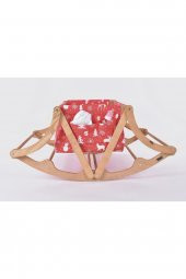 Feyzan Serisi Anne Yanı, Yerde Sallamalı Bebek Beşiği / Beyaz Kar Tanesi (Christmas Miracle White) - 3