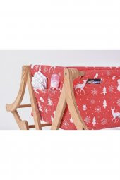 Feyzan Serisi Anne Yanı, Yerde Sallamalı Bebek Beşiği / Beyaz Kar Tanesi (Christmas Miracle White) - 4