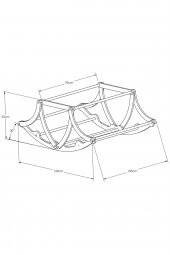 Ferzane Serisi Anne Yanı, Yerde Sallamalı Bebek Beşiği / Yavru Ayıcık Bej Zeminli (Rascal Cub brown) - 6