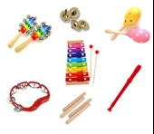 29 Adet Ahşap Anaokulu Montessori Eğitici Kavram Oyuncakları Seti - 2