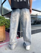 Premium Wash Effective Baggy Kot Pantolon - 5