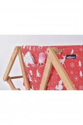 Likya Serisi Anne Yanı, Yerde Sallamalı Bebek Beşiği / Beyaz Kar Tanesi (Christmas Miracle White) - 4