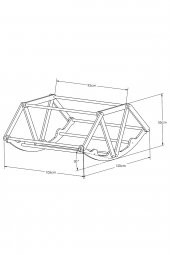 Likya Serisi Anne Yanı, Yerde Sallamalı Bebek Beşiği / Beyaz Kar Tanesi (Christmas Miracle White) - 6