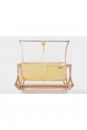 Yakut Serisi Anne Yanı, Yerde Sallamalı Bebek Beşiği / Sarı Yıldızlar (Little Stars Yellow) - 3