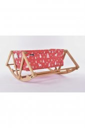 Likya Serisi Anne Yanı, Yerde Sallamalı Bebek Beşiği / Beyaz Kar Tanesi (Christmas Miracle White) - 1