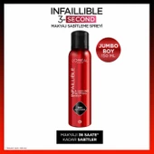 L'Oréal Paris Infaillible 3-Second Jumbo Makyaj Sabitleme Spreyi thumbnail 6