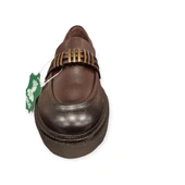 VENÜS 2411551K KALIN TABAN TOKALI LOAFER DERİ KADIN AYAKKABI thumbnail 7