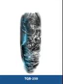 TQB-250 ASLAN VE ASKER DESEN GEÇİCİ KOL DÖVMESİ-TATTO thumbnail 1