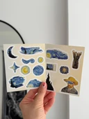 Starry Night Sheet 2li Sayfa Sticker - 1