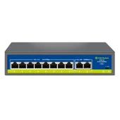 Novacom NVC-HIF0820GBL-C 8+2 Port Gigabit Uplink Poe Switch 250M Extend Modlu - 1
