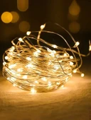 Waldern Luxury 90 Cm Yılbaşı Çam Ağaç Seti 5 Metre Peri Ledli Ve Yılbaşı Süsleri Paketi Kar Spreyi thumbnail 5