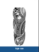 TQB-199 ETNİK ŞEMATİK DESEN GEÇİCİ KOL DÖVMESİ-TATTO thumbnail 1