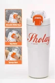 Shotay Tween Çelik Termos Matara 750 ML BEYAZ ST-8133. (5 ASS.) thumbnail 4