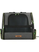 Brave Paws Kedi ve Köpekler Için Piramit XL Taşıma Çantası - Geniş Alan Havalandırmalı Seyahat Çantası - 2