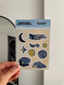Starry Night Sheet 2li Sayfa Sticker - 2