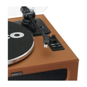 LS-430BN 4 Dahili Hoparlörlü Bluetoothlu Pikap Plak Çalar Kahverengi thumbnail 4