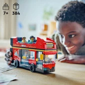 LEGO City Kırmızı İki Katlı Gezi Otobüsü 60407 – 7 Yaş ve Üzeri Kız ve Erkek Çocuklar için Yılbaşı Hediyesi Fikri, 4 Min thumbnail 2