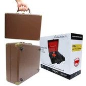 Pikap Çantalı Önden Hoparlörlü Kahverengi Bluetooth Hoparlör Plakçalar C0453 thumbnail 3