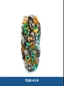 TQB-010 GÜL VE KADIN DESEN RENKLİ GEÇİCİ KOL DÖVMESİ-TATTO thumbnail 1