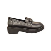 VENÜS 2411551K KALIN TABAN TOKALI LOAFER DERİ KADIN AYAKKABI thumbnail 2