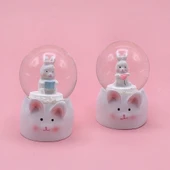 Mini Boy Tavşan Tasarımlı Kar Küresi - 1