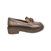 VENÜS 2411551K KALIN TABAN TOKALI LOAFER DERİ KADIN AYAKKABI thumbnail 3