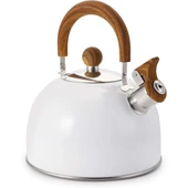 Paslanmaz Çelik Demlik Beyaz Renk thumbnail 1