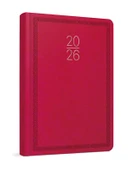 Gıpta 2026 Ticari Ajanda Günlük Kasa Ajandası 17x24 cm 112-EKK Kırmızı thumbnail 1