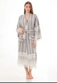 Astrea %100 Pamuk Özel Tasarım Peştemal Bornoz Özel - 3