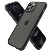 Spigen iPhone 12 / iPhone 12 Pro ile Uyumlu Kılıf Ultra Hybrid Matte Black thumbnail 5